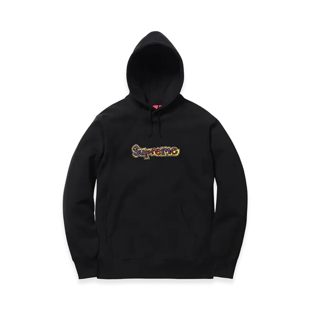 Supreme Gonz Logo Hooded Sweatshirt "Black"