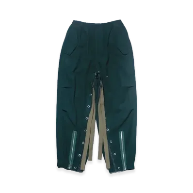 BED J.W. FORD Wool Flight Pants "Green"