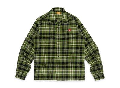 HUMAN MADE Flannel Check Shirt "Green"