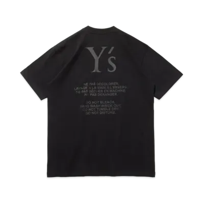 NEW ERA x Y's 24AW Short Sleeve Tee "Black"
