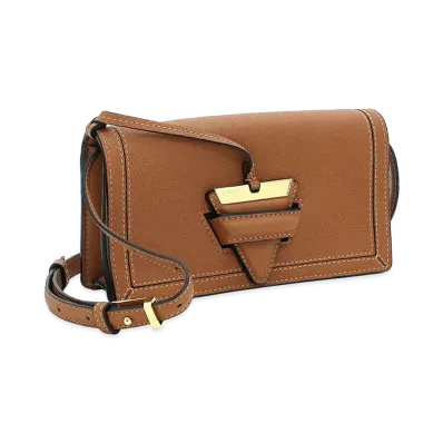 LOEWE Women's Shoulder Bag Clutch Bag Barcelona Soft Mini "Tan"