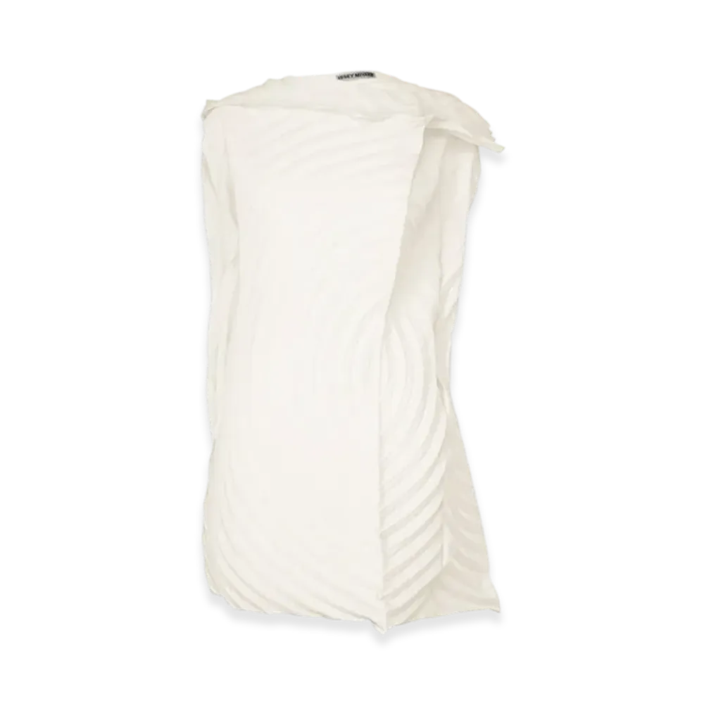 ISSEY MIYAKE Paper Bag Pleats "White"