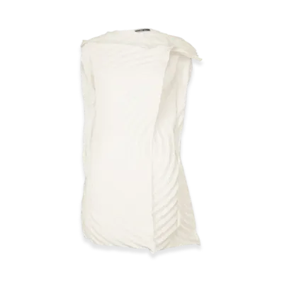 ISSEY MIYAKE Paper Bag Pleats "White"