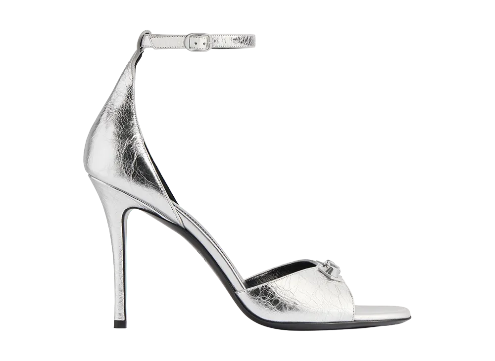 BALENCIAGA Women's City Uptown Sandals "Silver"