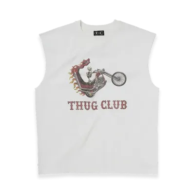 THUG CLUB Dragon Chopper Sleeveless "White"