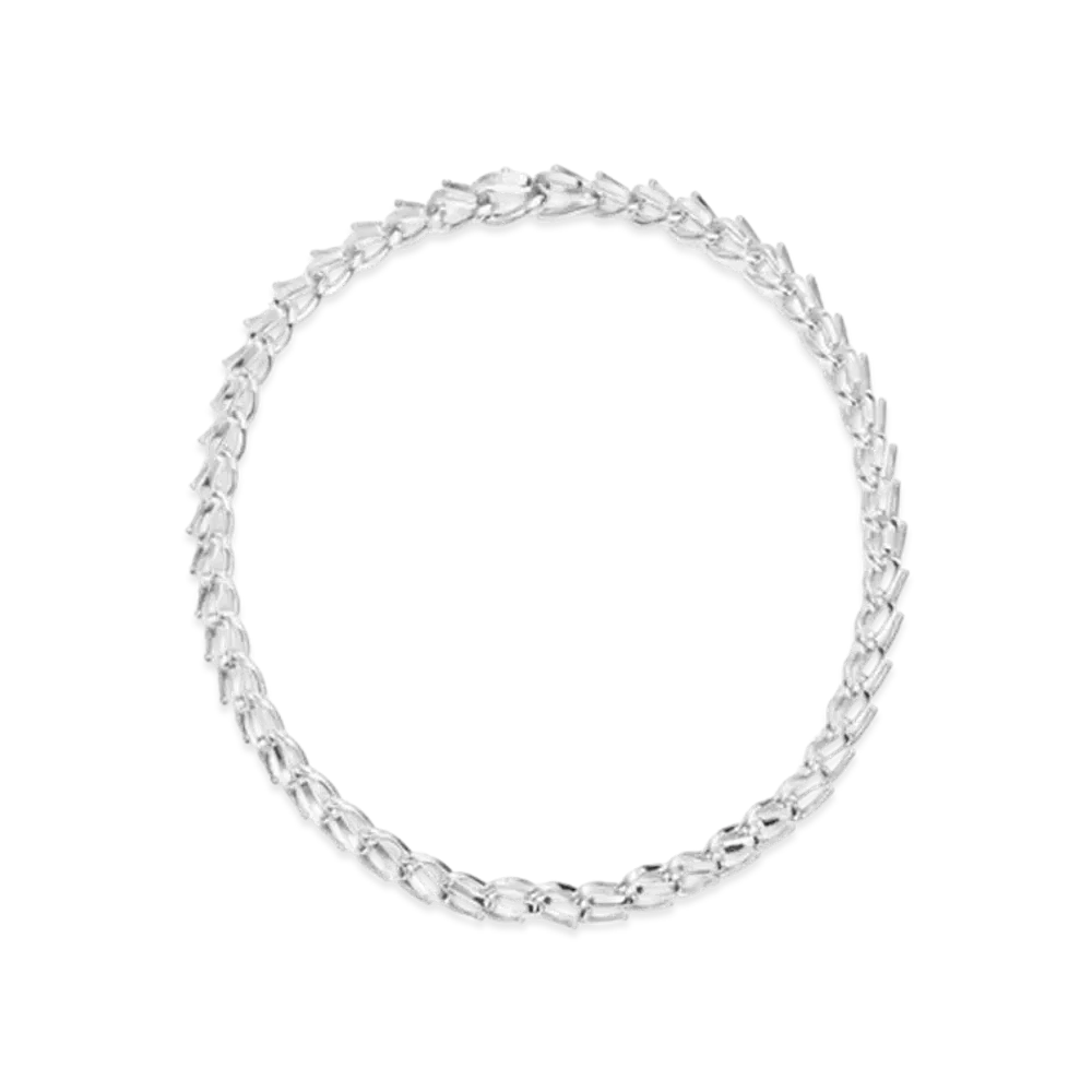 Tiffany & Co. Tiffany Forge Medium Link Necklace in High-Polished "Silver"