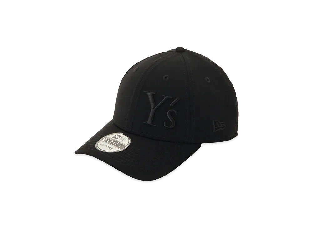 Y's x NEW ERA 9Forty Y's Logo Crepe De Chine Cap "Black"