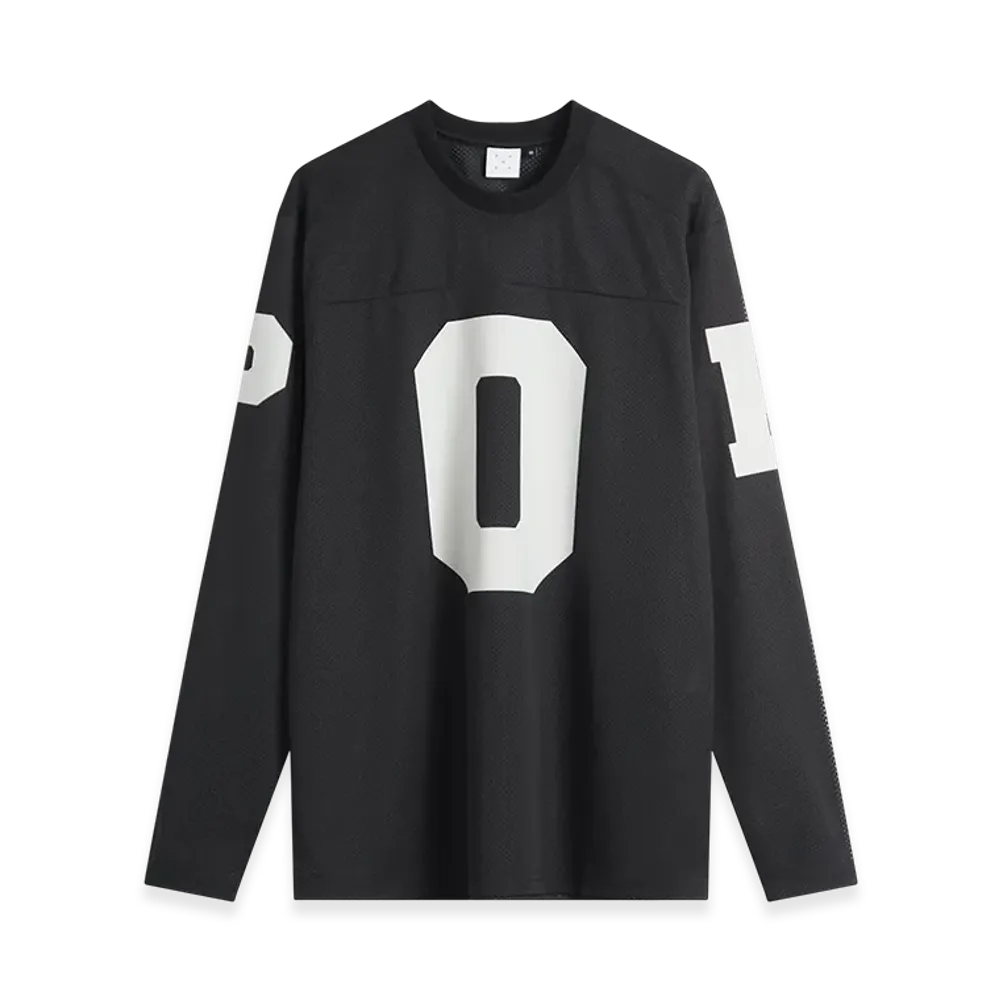 POP TRADING COMPANY Mesh Football L/S Top "Black"