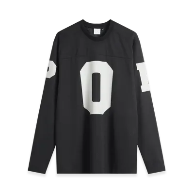 POP TRADING COMPANY Mesh Football L/S Top "Black"