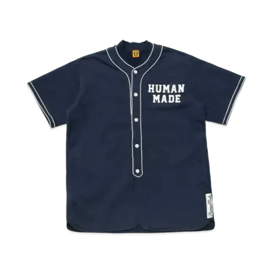 HUMAN MADE BASEBALL SHIRT "Navy"