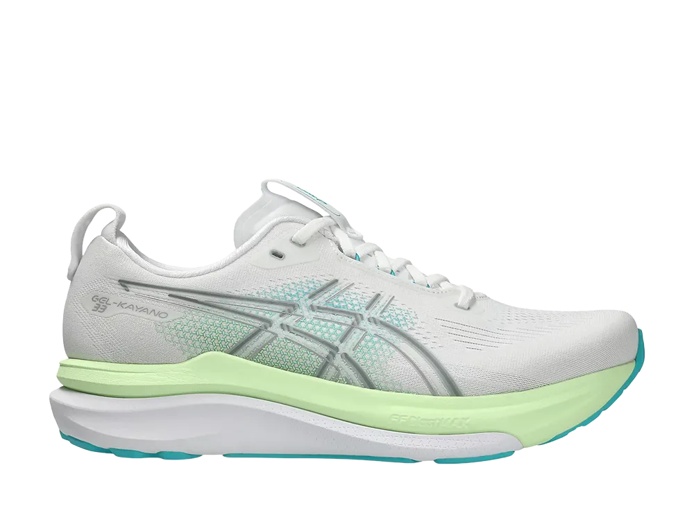 Asics Gel-Kayano 33 "White/Energy Aqua"