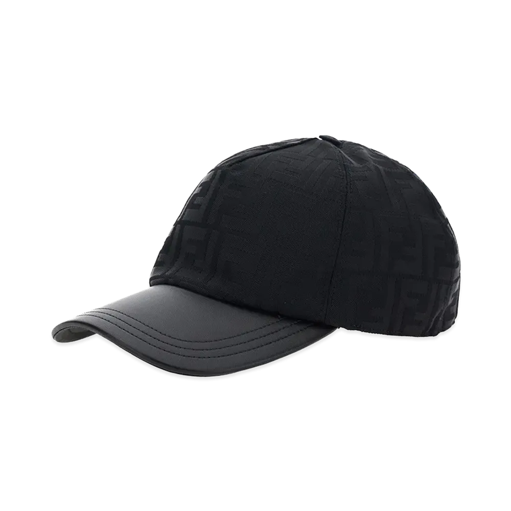 FENDI Kids FF Jacquard Cap "Black"