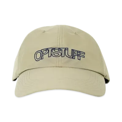 Optstuff Block Logo 6Panel Nylon Cap "Beige"