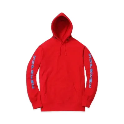Supreme x THRASHER Boyfriend Hooded Sweatshirt "Red"
