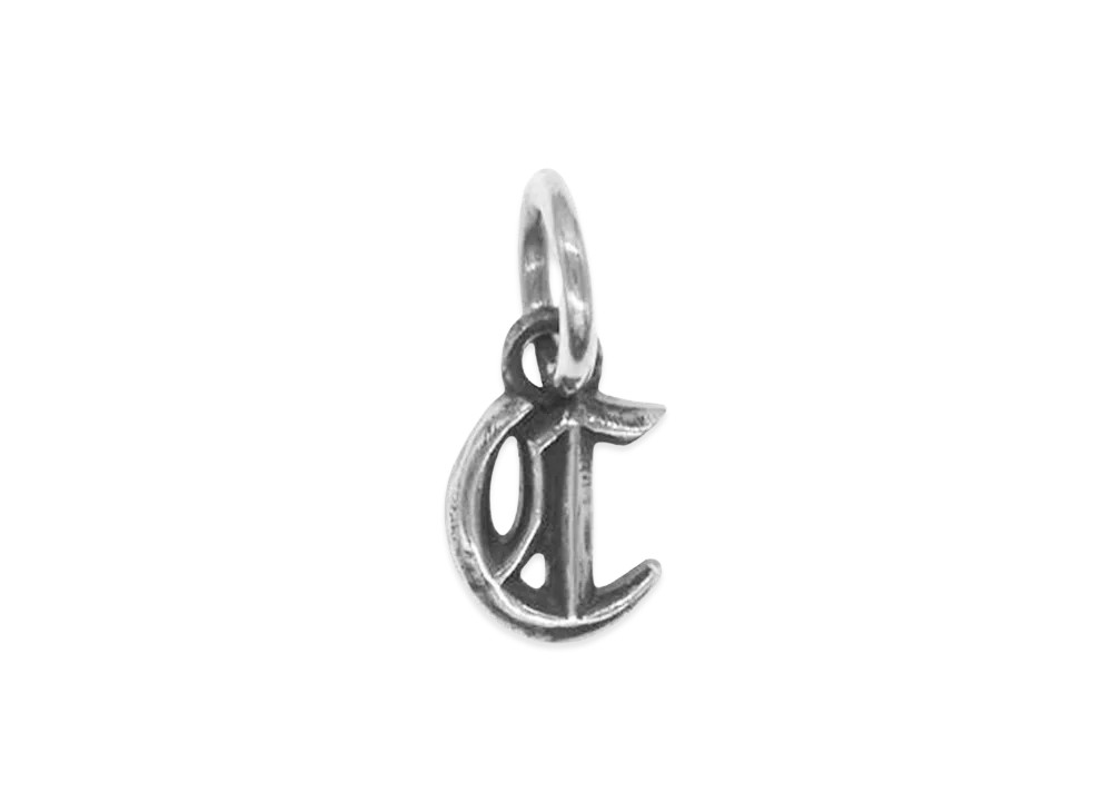 Chrome Hearts Alphabet Stack Charm C Initial Charm "Silver"