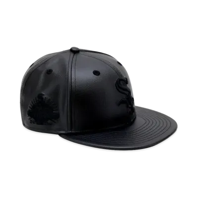 NEW ERA x THE CAP 59Fifty Refined Leather II Chicago White Sox "Black"