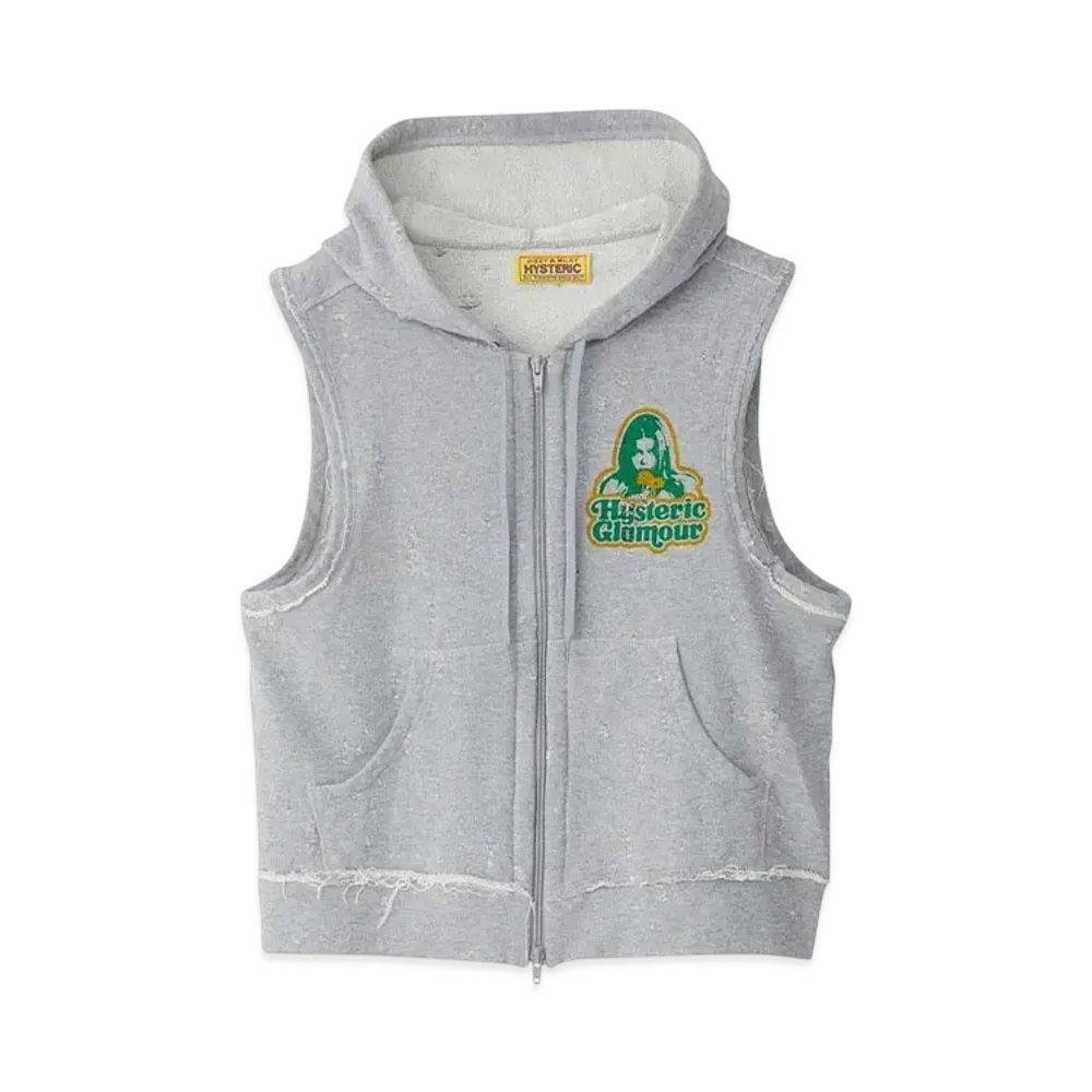 HYSTERIC GLAMOUR Girls Take Over Vest "Top Gray"