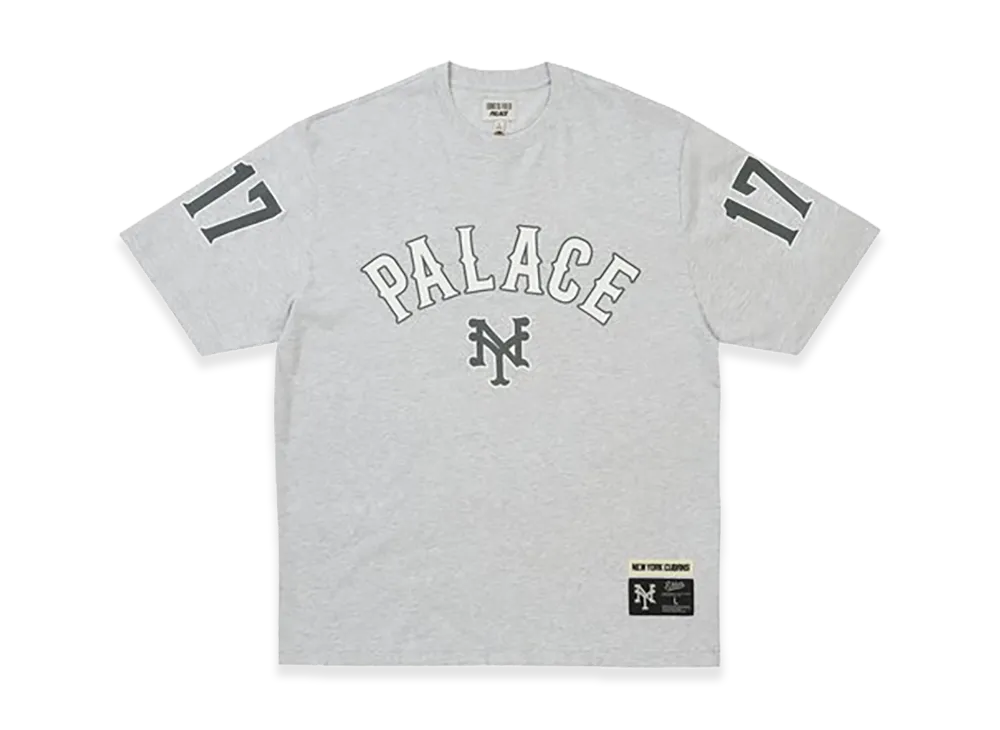 PALACE Palace New York Cubans T-Shirt "Grey Marl"