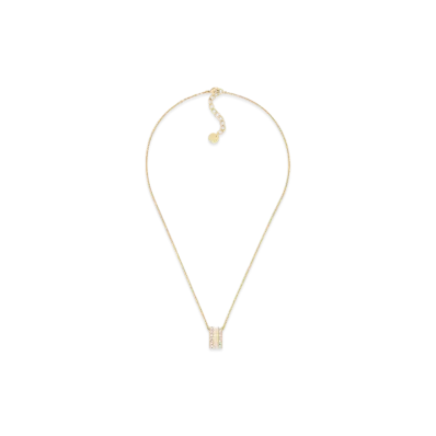 Dior Night Code Necklace Metal, Crystals and Lacquer "Gold/White/Latte"