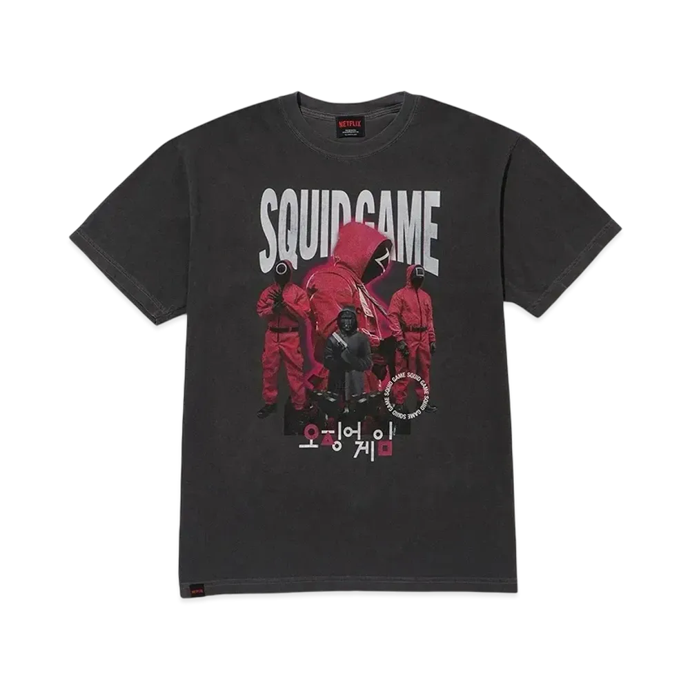 NETFLIX Squid Game Season 2 Original Graphic SS T-Shirt (MASKED SOLDIER) "Sumikuro"