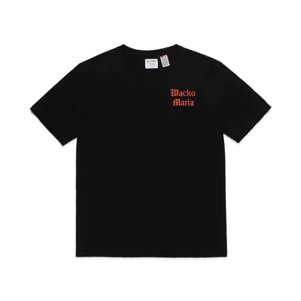 WACKO MARIA US FABRIC POCKET T-SHIRT #3 "Black"