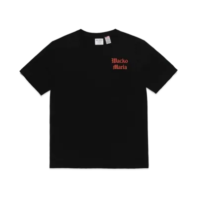 WACKO MARIA US FABRIC POCKET T-SHIRT #3 "Black"