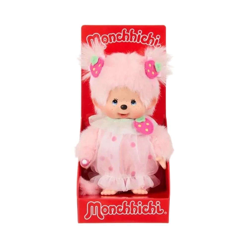 Sekiguchi 20cm Monchhichi Strawberry Heart Girl