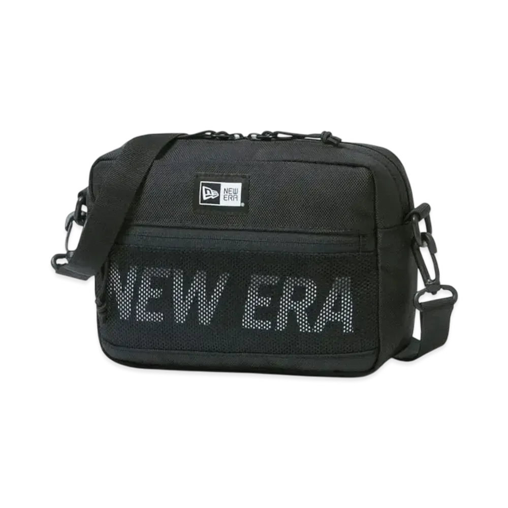 NEW ERA Shoulder Pouch Large 2L Print Logo "Black/White"
