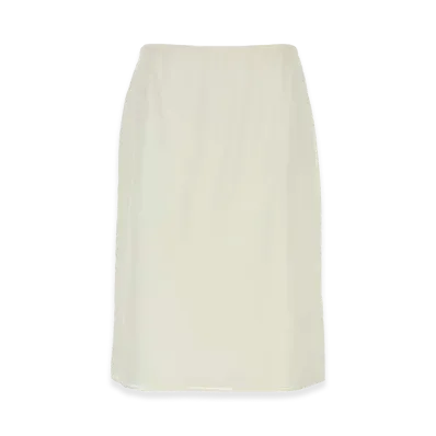 The Row Women's Chiffon Ivera Skirt "White"
