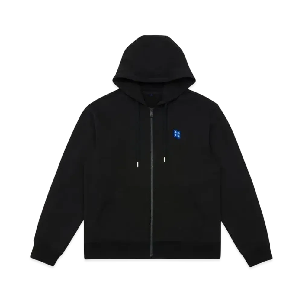 ADERERROR Tag Hoodie Zip-Up 01 "Black"