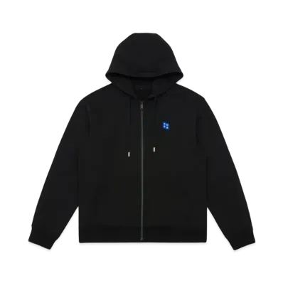 ADERERROR Tag Hoodie Zip-Up 01 "Black"