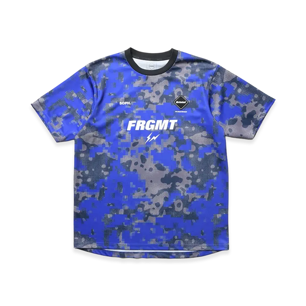 F.C.Real Bristol x FRAGMENT Camouflage S/S Top "A (Pixel Camo)"