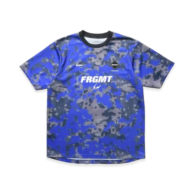 F.C.Real Bristol x FRAGMENT Camouflage S/S Top "A (Pixel Camo)"