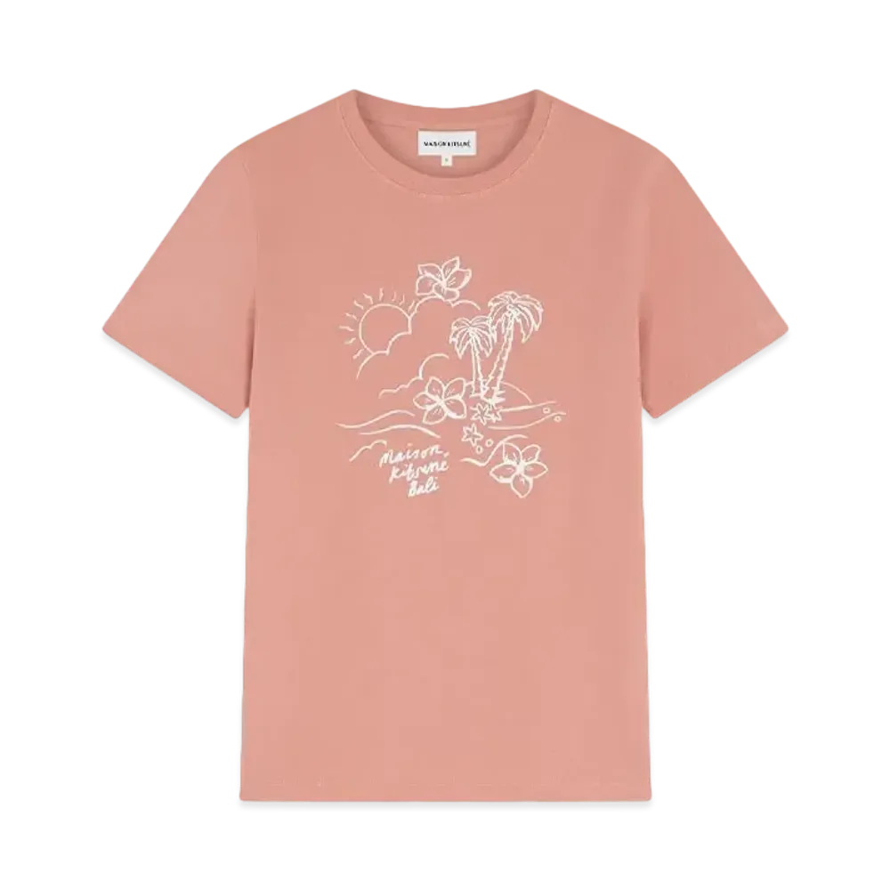Maison Kitsune Sunset Island Regular T-Shirt "Acer Leaf"