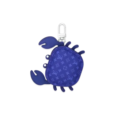 Louis Vuitton LV Crab Bag Charm "Indigo Blue"