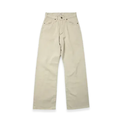 AURALEE Botanical Dyed Selvedge Denim Pants "Natural Green"