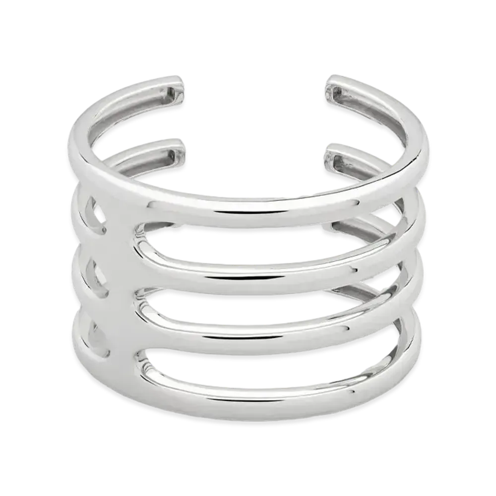 TOMWOOD Cage Cuff Triple "Silver"