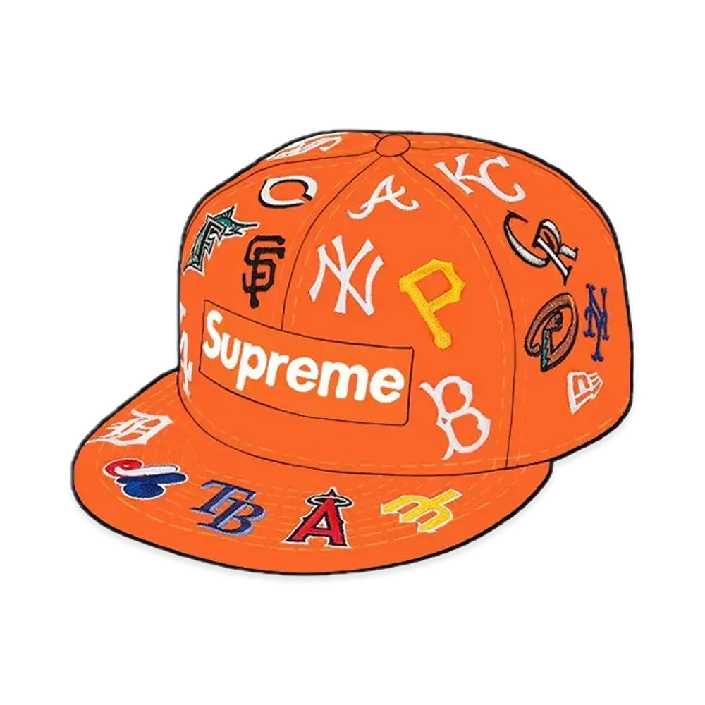 Supreme x MLB New Era "Orange"