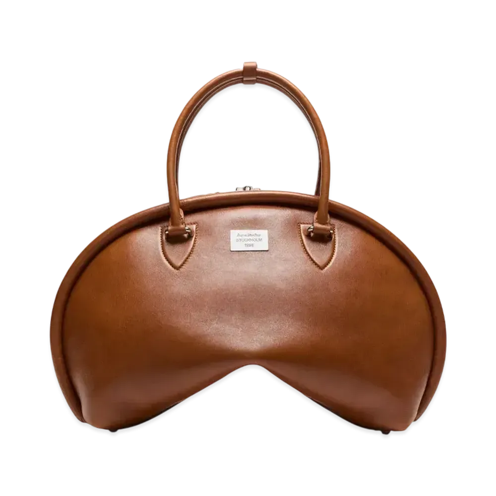 Acne Studios Bowlina Shoulder Bag "Cognac Brown"