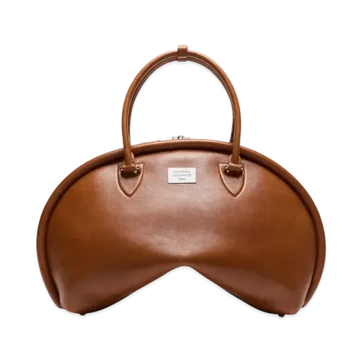 Acne Studios Bowlina Shoulder Bag "Cognac Brown"