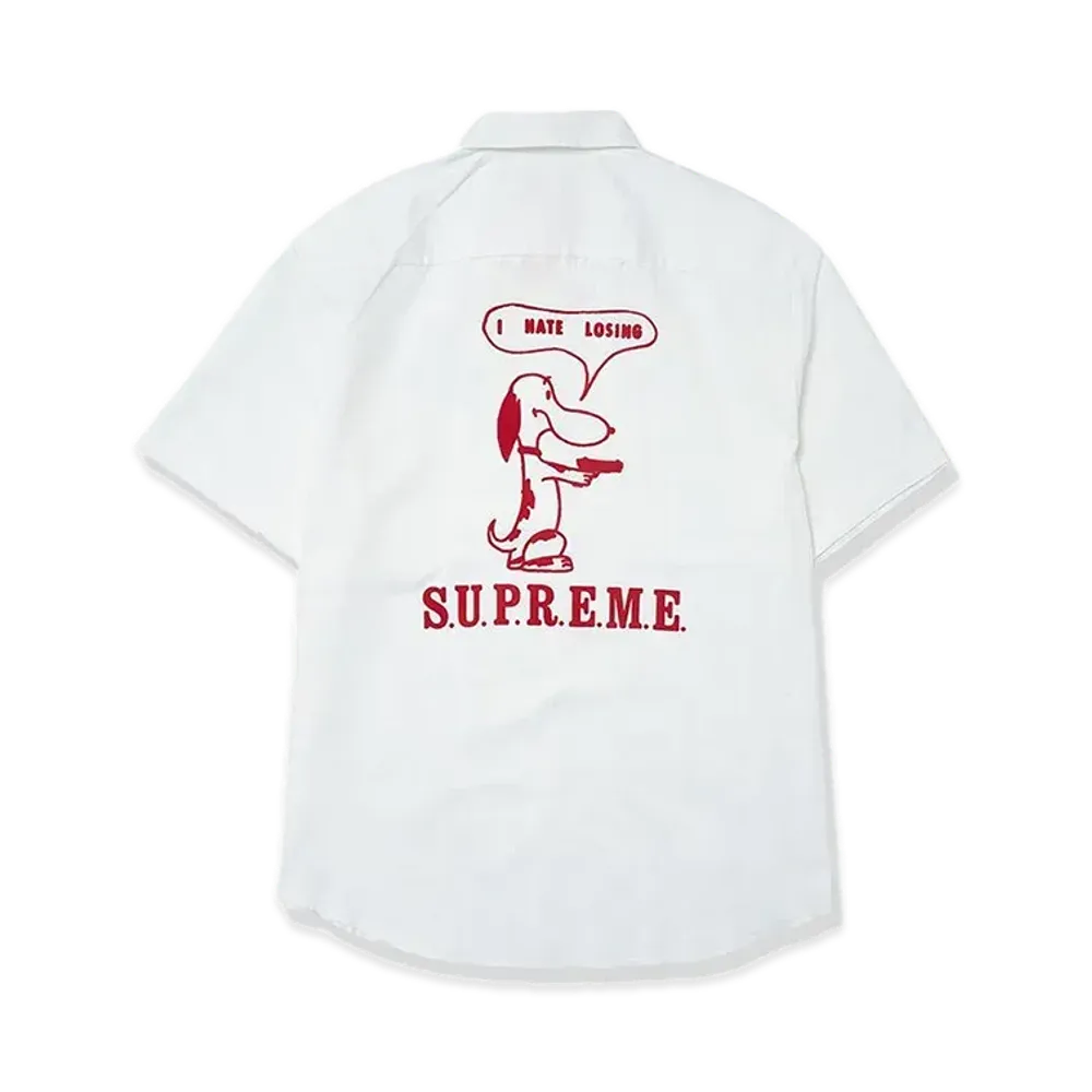 Supreme Dog S/S Work Shirt "White"