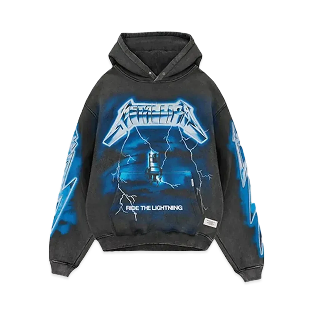 REPRESENT x METALLICA Ride The Lightning Hoodie "Vintage Grey"