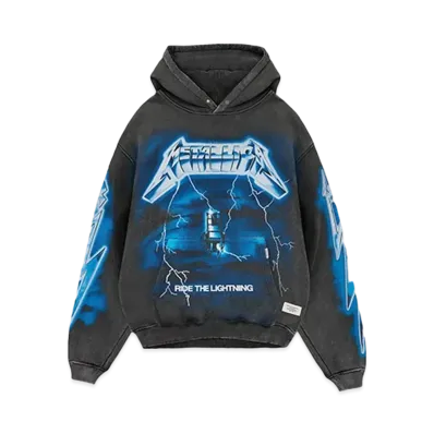 REPRESENT x METALLICA Ride The Lightning Hoodie "Vintage Grey"