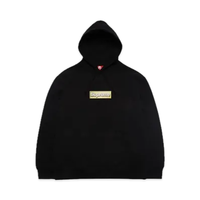 Supreme Bling Box Logo Hooded Sweatshirt "Black"