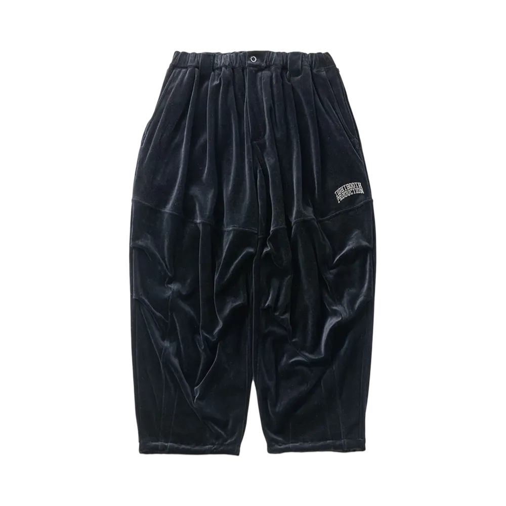 TIGHTBOOTH Velour Balloon Pants "Black"
