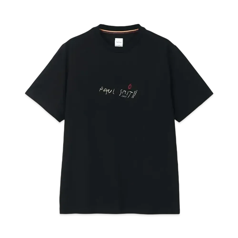 Paul Smith Doodle Logo Tee "Black"