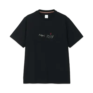 Paul Smith Doodle Logo Tee "Black"
