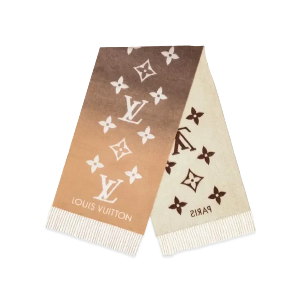 Louis Vuitton Reykjavik Gradient Scarf "Beige"