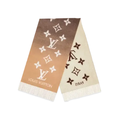 Louis Vuitton Reykjavik Gradient Scarf "Beige"