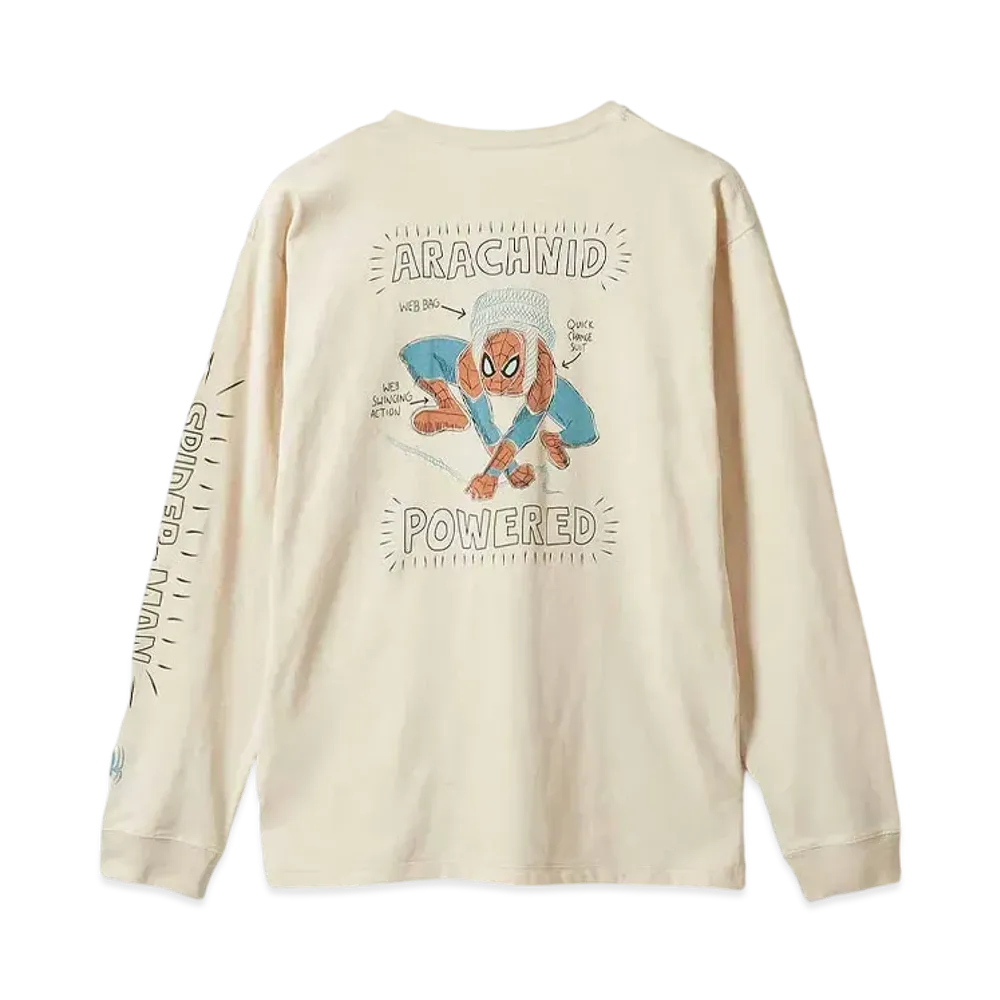 graniph x Spider Man Spiderman Long Sleeve T-Shirt "Ivory"